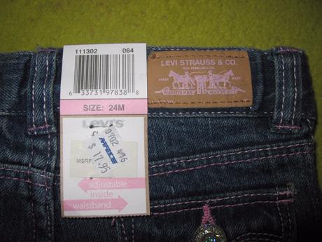 Original trblietave diamantove levis - nenosene, levis,98
