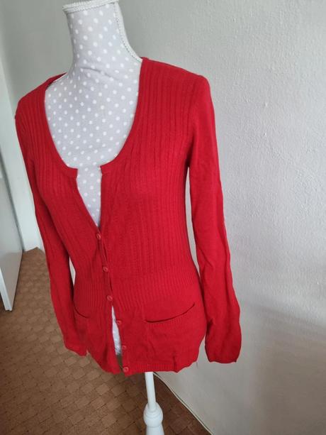 Červený svetrík mango veľ. m, mango,m