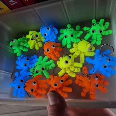 Mini chobotnicky privesky, klucenky,