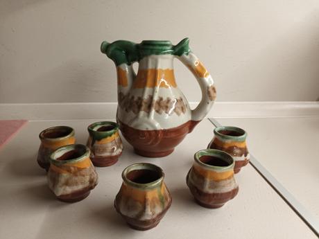 Starožitnosť keramická suprava,