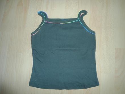 Dievcenske zelene tielko - tricko, 110