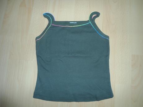 Dievcenske zelene tielko - tricko, 110