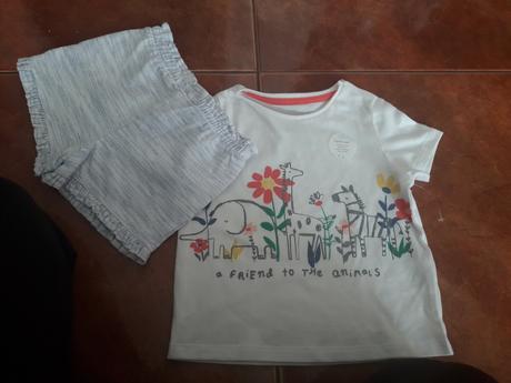 Nová súprava tričko a kraťasy, f&f,80