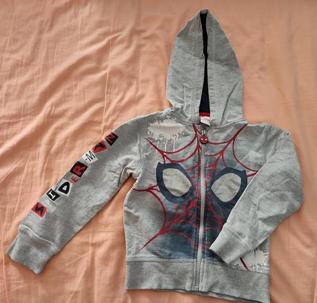Spiderman mikina na zips 104, 104