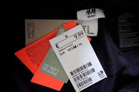 Kraťasky h&m sport, h&m,l