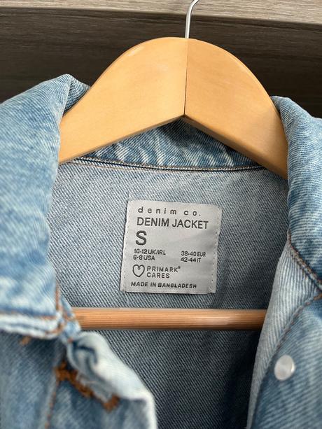 Riflová bunda, primark,s