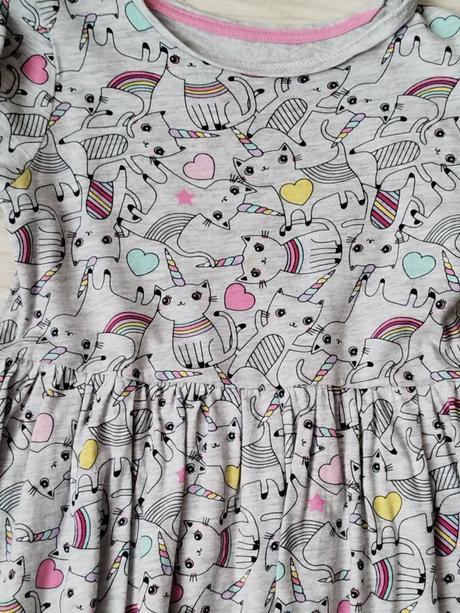 Mačičkové šatočky , 4-5 rokov, f&f,110