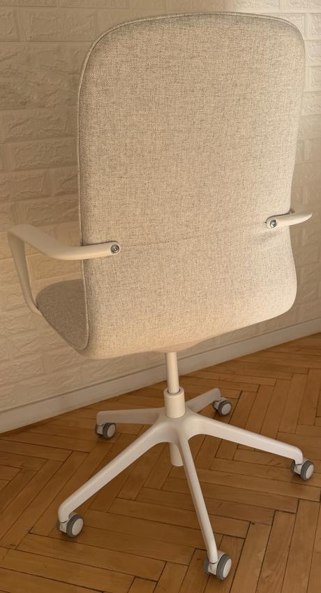 Långfjäll ikea kancelárska stolička s opierkami, 