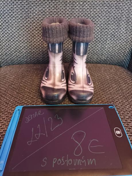 Čižmy/gumáky zateplené 22/23, demar,23