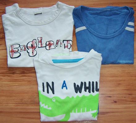 Tričká s krátkym rukávom,2ks, 104