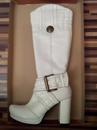 Biele čižmy 38, 38