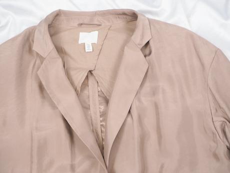 Kvalitný béžový blejzer h&m, h&m,m