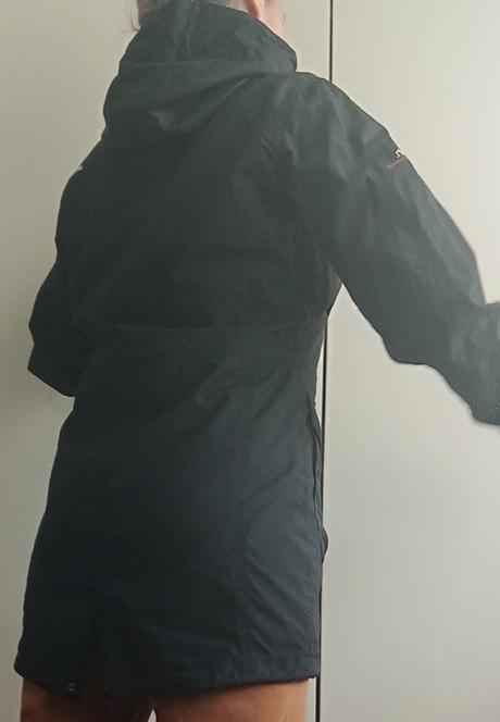 Skvelá dlhá prechodná bunda 36/38, s