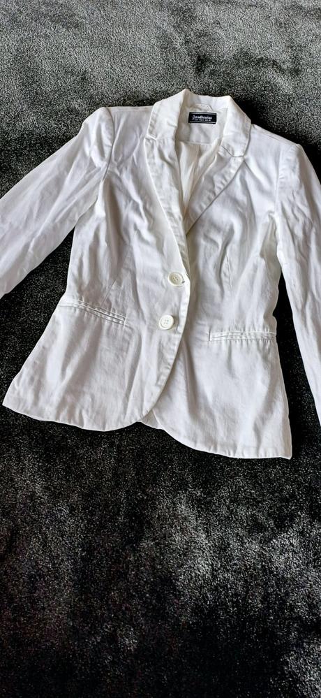 Biele sako v.36, stradivarius,36