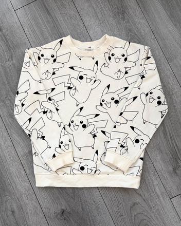 Pokémon mikina veľ. 122/128, h&m,128