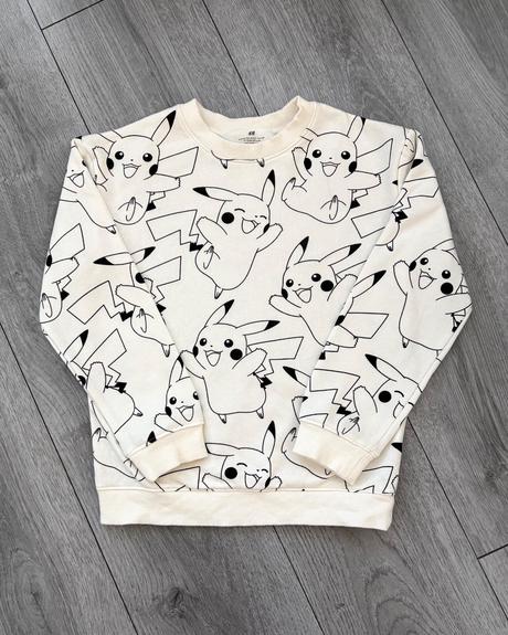 Pokémon mikina veľ. 122/128, h&m,128