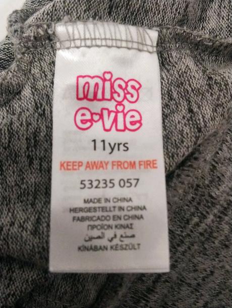 Dievčenské sivé tepláky, miss evie, 140-146 cm, 146