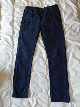 Tenké nohavice m&s vel 11-12 r modré, marks & spencer,152