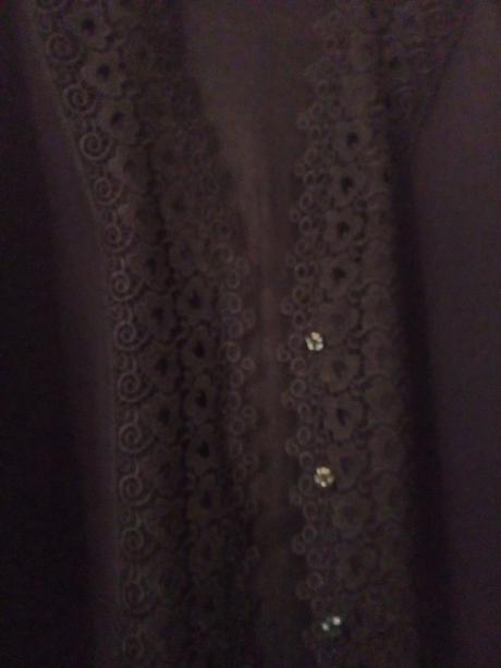 Čierna blúzka, xxl