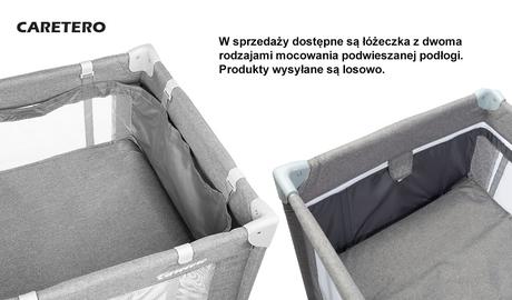Caretero cestovná postieľka basic plus mint, šírka (cm): 60,dĺžka (cm): 120