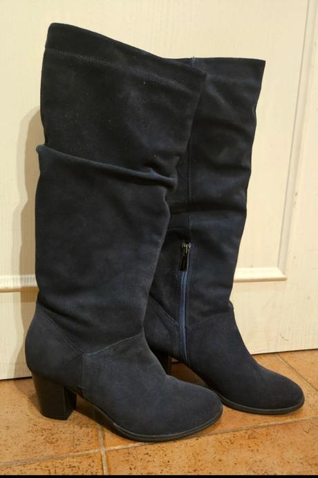 Kožené čižmy vel.37, humanic,37