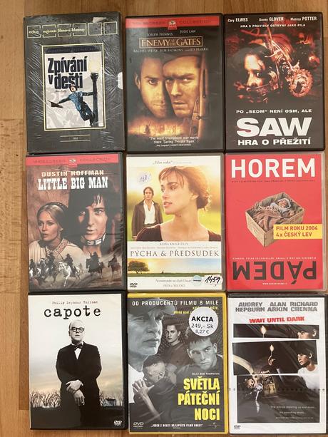 Predám väčšie množstvo kvalitných dvd titulov, 
