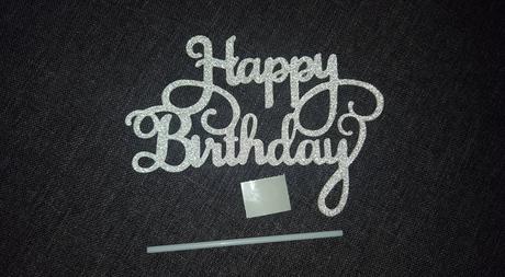 Zápich na tortu happy birthday, 