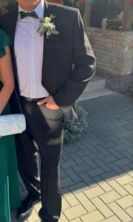 Pánsky oblek s košeľou a motýlikom, xl