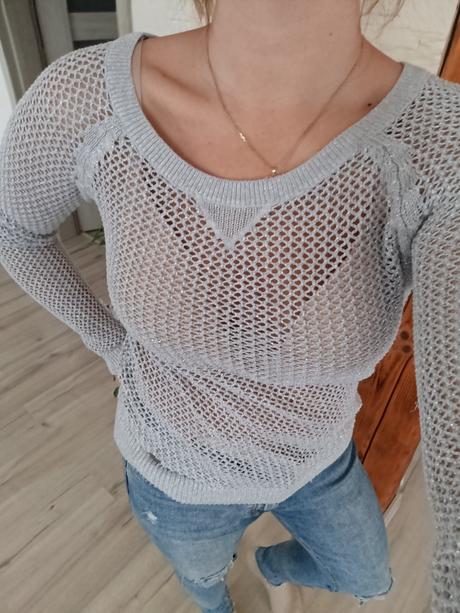 Trblietavý svetrík, hollister,s