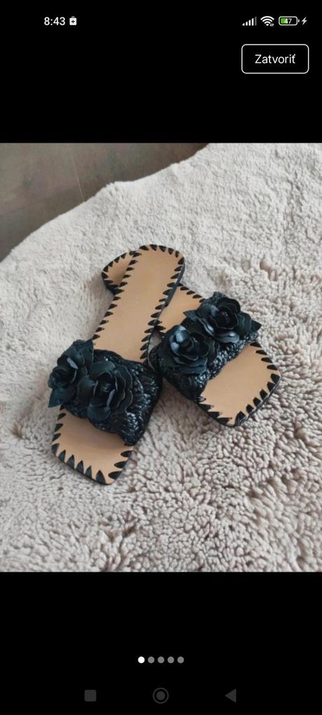 Dámske šľapky tosca blue, 38