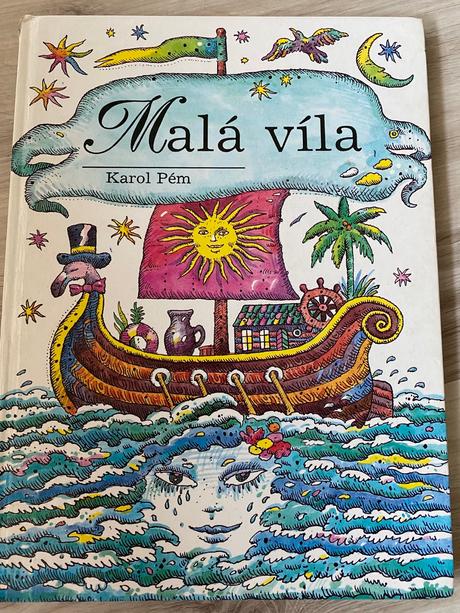 Krásna kniha malá víla s nádhernými ilustráciami, 