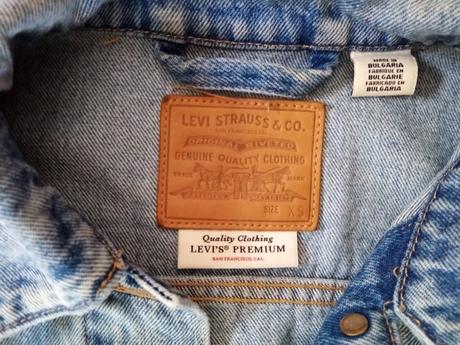 Dámska riflova bunda zn. levis, levis,xs
