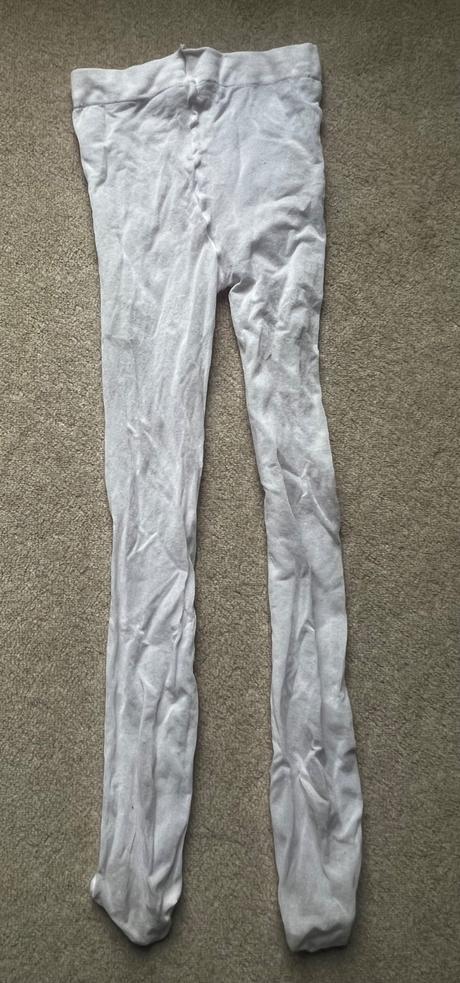 Biele silónky pre dievčatko, 110