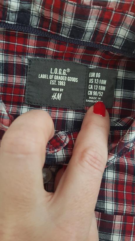 Košeľa, h&m,86