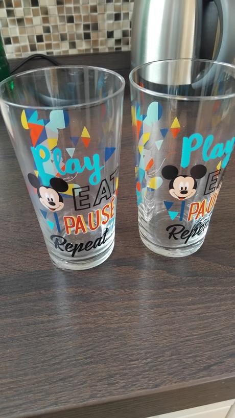 Mickey mouse poháre 2ks sklo, 