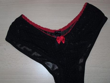 Sexy nohavicky s cervenou maslickou, f&f,s