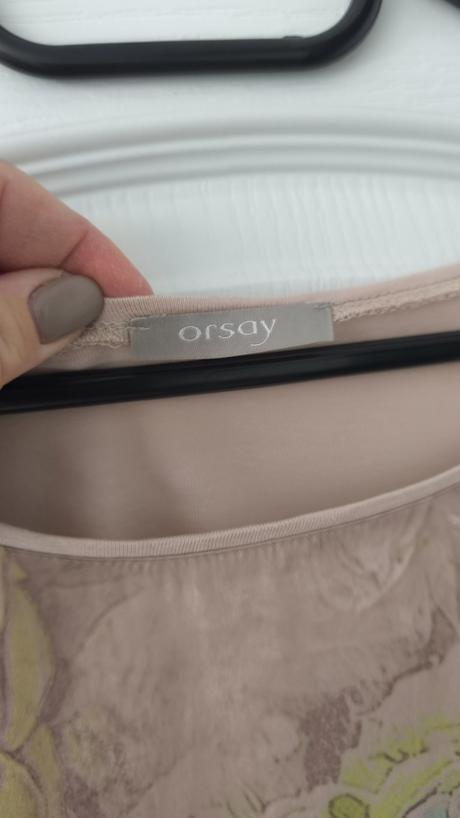 Béžová blúzka/béžový top orsay veľ.36, orsay,s