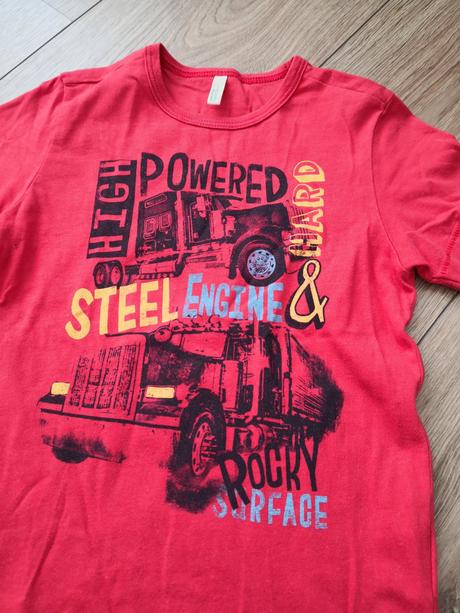 Tričko s kamiónom, benetton,110