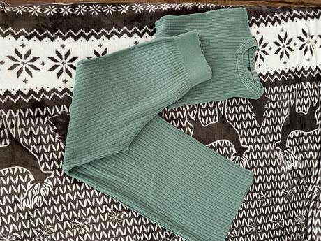 Pletený nohavicový komplet set, m