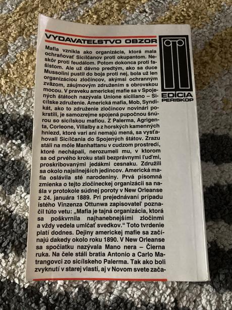 Súmrak mafie (1990), 