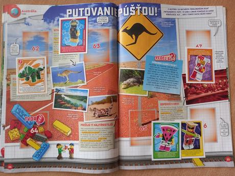 Lego zberateľský album s nálepkami,