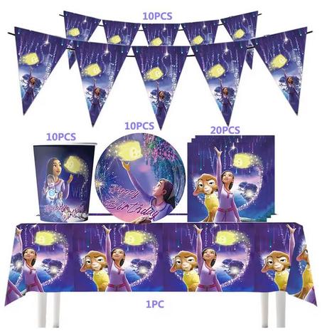 60-dielny párty set wish - prianie,