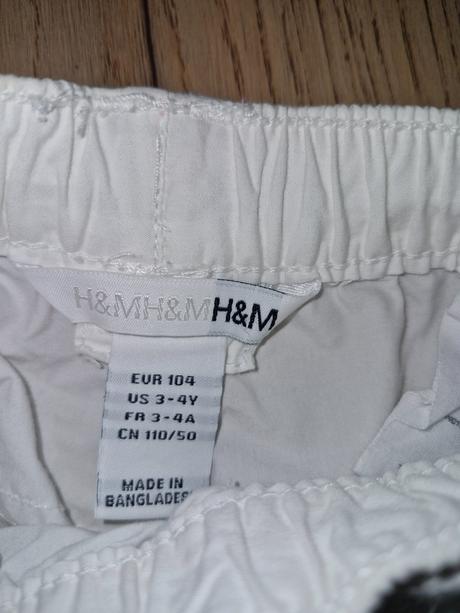 Letne nohavice 3/4, h&m,104