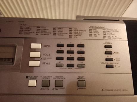 Elektronické klávesy yamaha, 