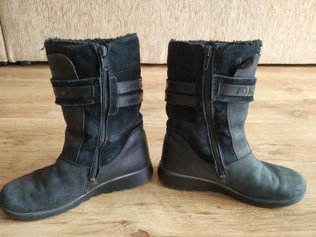 Dievčenské čižmy ecco v.33, ecco,33