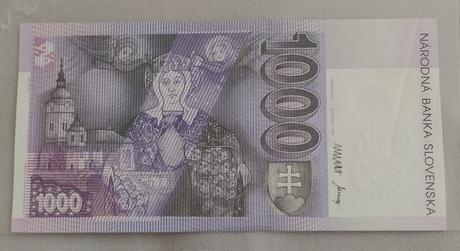 1000 sk bankovka 1993 bimilenium,