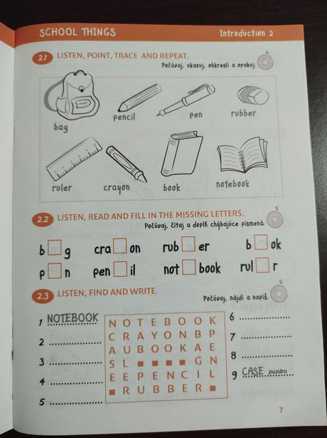 Listen and learn s cd pracovný zošit, 