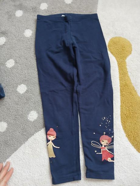 Legíny širsie zateplené, palomino,128