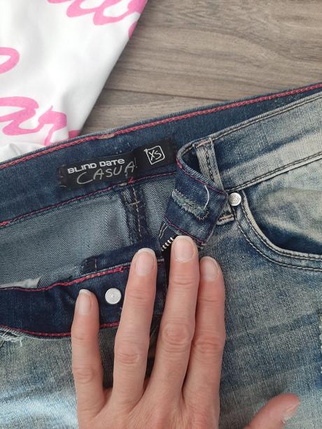 Jeans minisukňa zn.blind date, xs