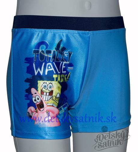 Chlapčenské plavky spongebob bledé, disney,104 / 116